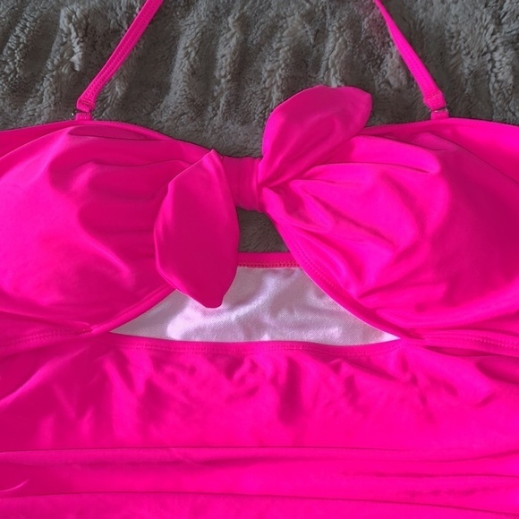 NWT Tempt Me Removable Adjustable Halter Retro High Waist One Piece Swimsuit XL - Picture 6 of 10